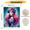 Disney DIY Oil Painting Kits Little Mermaid Portrait Hand Painting Home Decor Craft Gift Ideas For Unique Wall Art Home Decoration Decor