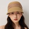 Spring Summer Straw Woven Breathable Sunscreen Fisherman Hat Outdoor Women's Cap