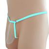 Men Mesh Underpants T-Back Thongs Underwear Briefs Sexy G String Thong Breathable Open Back Underpants See Through Jj Sleeve