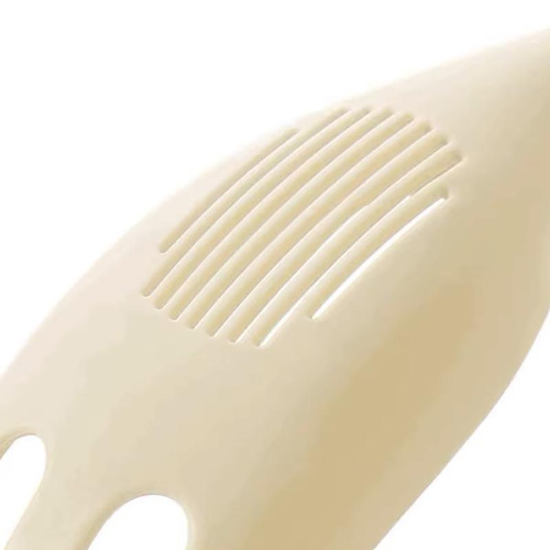 1Pcs Rice Sieve Spoon Kitchen Drain Colander With Handles Rice Bowl Strainer White Rice Washing Tools Sink Drain Household Tools