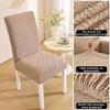 Jacquard Stretch Dining Chair Cover Woven Fabric Chair Slipcover Jacquard Chair Cover  Dining Room