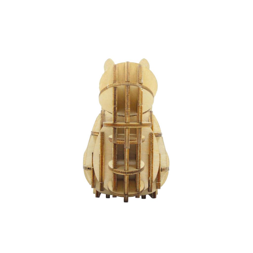 Squirrel A 3D wooden puzzle and DIY craft kit for kids and adults alike educational toy for boys and girls a great 3D art piece and a great gift for