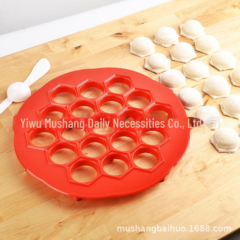 Kreativer Teigtaschenmacher mit 19 Löchern: Einfach zu verwendende Teigtaschenform und Quetschwerkzeug für den Haushalt.