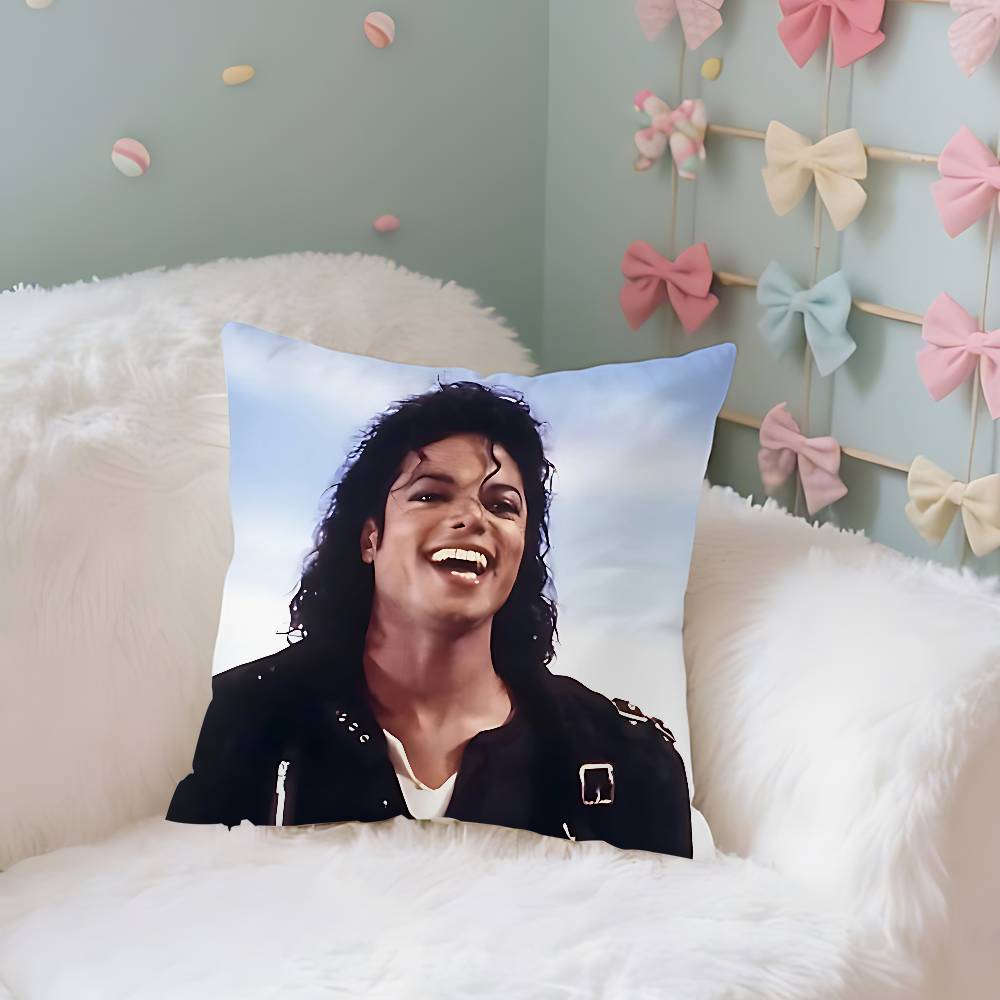 Singer MMichaels JJoseph Jackson Case Plush Fabric Soft Pillowcase Double Sided Print Cushion Cover Household Gifts