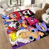 Digital Circus Floor Mat Perfect for Game Room Dormitory Decorate Room Hallway Antislip Carpet Anime Office Decor