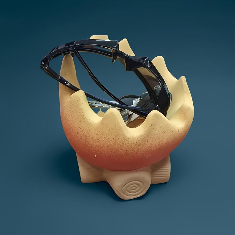 Flammenförmige Aufbewahrungsschale, Einzigartiges Flammendesign Keramik Dekoschale für Zuhause und Büro, Ideal zum Organisieren von Lippenstift, Schlüsseln und kleinen Gegenständen