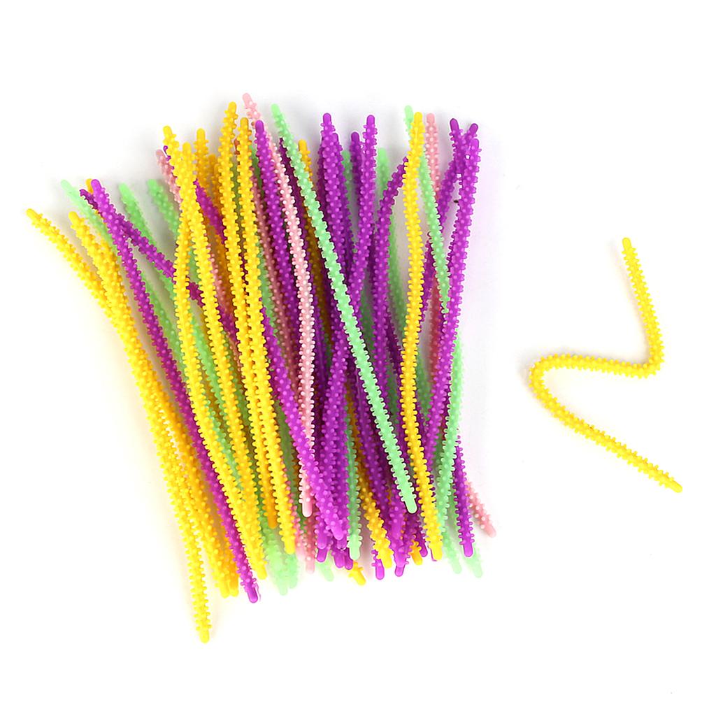 10 Pieces Hair Perm Rods Silicone Fireworks Bars Hairdressing Styling Curling Perm Rod Salon Tool for Hair Styling