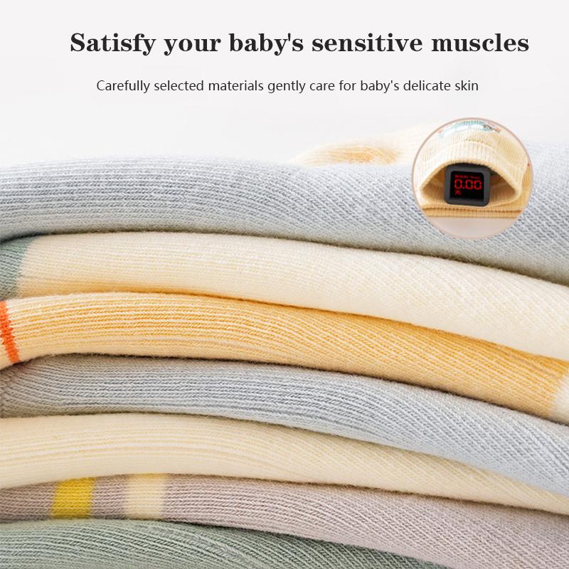 5 Paar Neugeborenen Socken Strick Weiche Baumwollsocken Kinder Mittelhohe Socken Auto Cartoon Säugling Kleinkind Socken für Jungen Mädchen