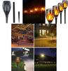 Elegant Solar Flame Torch Light With 12 Led Amber Glow Perfect For Outdoor Garden Decor
