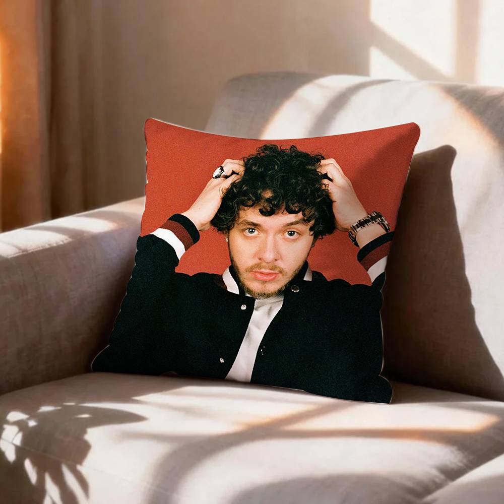 Singer Jack HHarlow  Pillow Case Pattern Printed Pillowcase For Living Room Sofa Cushion Cover