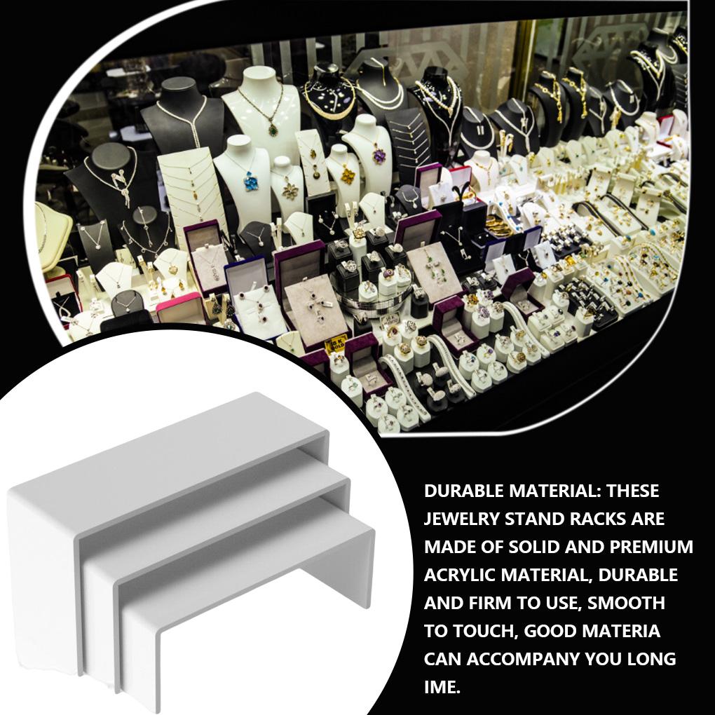Acrylic Reusable Display Stand U-shaped Cosmetic Cabinet Home Jewelry Shelf Storage Rack Holder Perfume Cosmetic