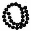 Natural 7A Grade Black Ujin Obsidian Loose Beads for DIY Jewelry and Handmade Accessories