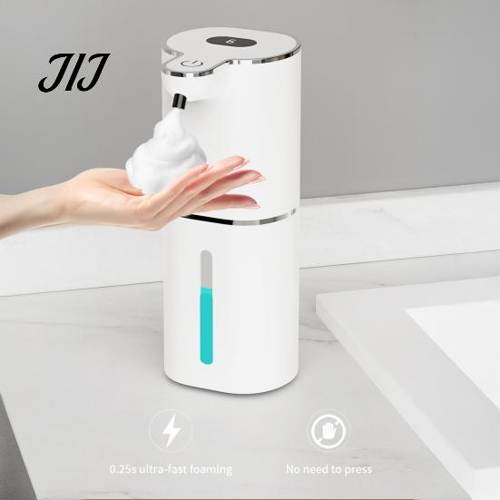 Touchless Automatic Soap Dispenser Foaming with Digital Display, 6 Adjustable Levels Contactless Hand Dispenser, 380ml Capacity, Rechargeable