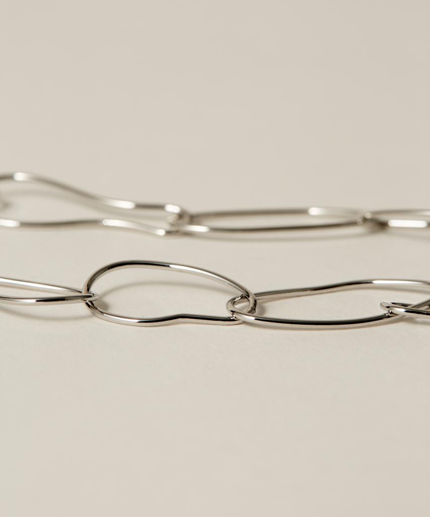Novice Tokyo Oval Chain Choker / Silver