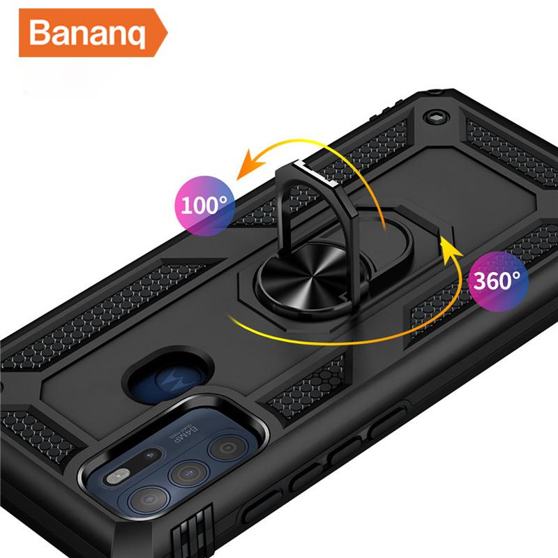 Bananq Ringständer Hülle Für Motorola G14 G54 G22 G31 G41 G51 G71 G9 Play G Stylus Edge 30 Pro E6s E6i E7 Plus E7i Power E32 Hülle