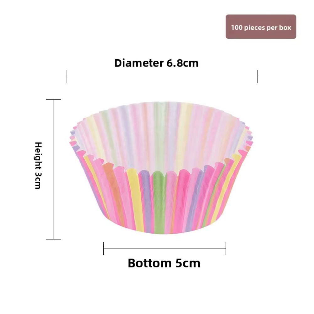100Pcs Muffin Cupcake Paper Cups Cupcake Liner Baking Muffin Box Cup Case Party Tray Cake Decorating Tools Birthday Party Decor