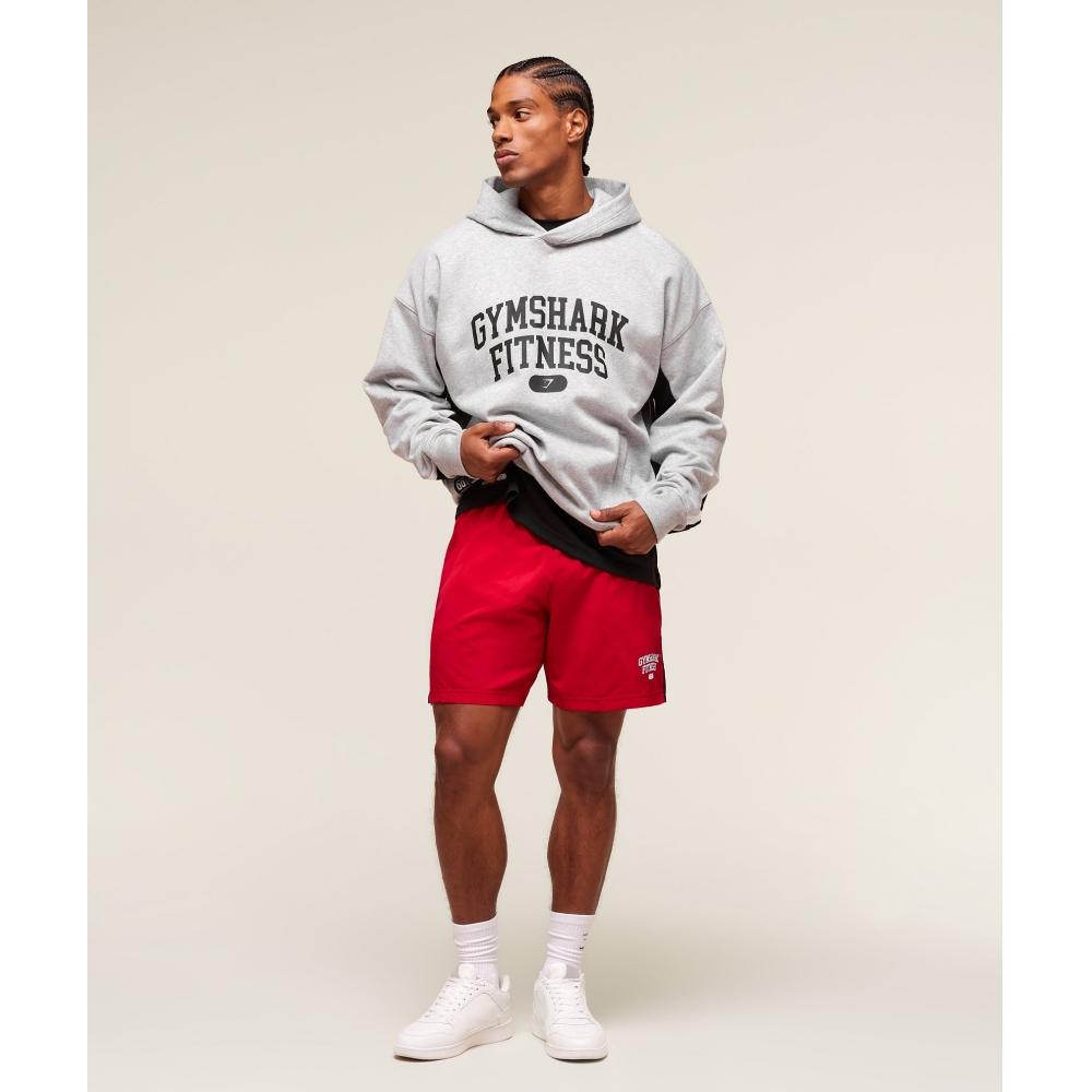 Gymshark Varsity 7  Shorts Conditioning Red A3b2w Rbwv