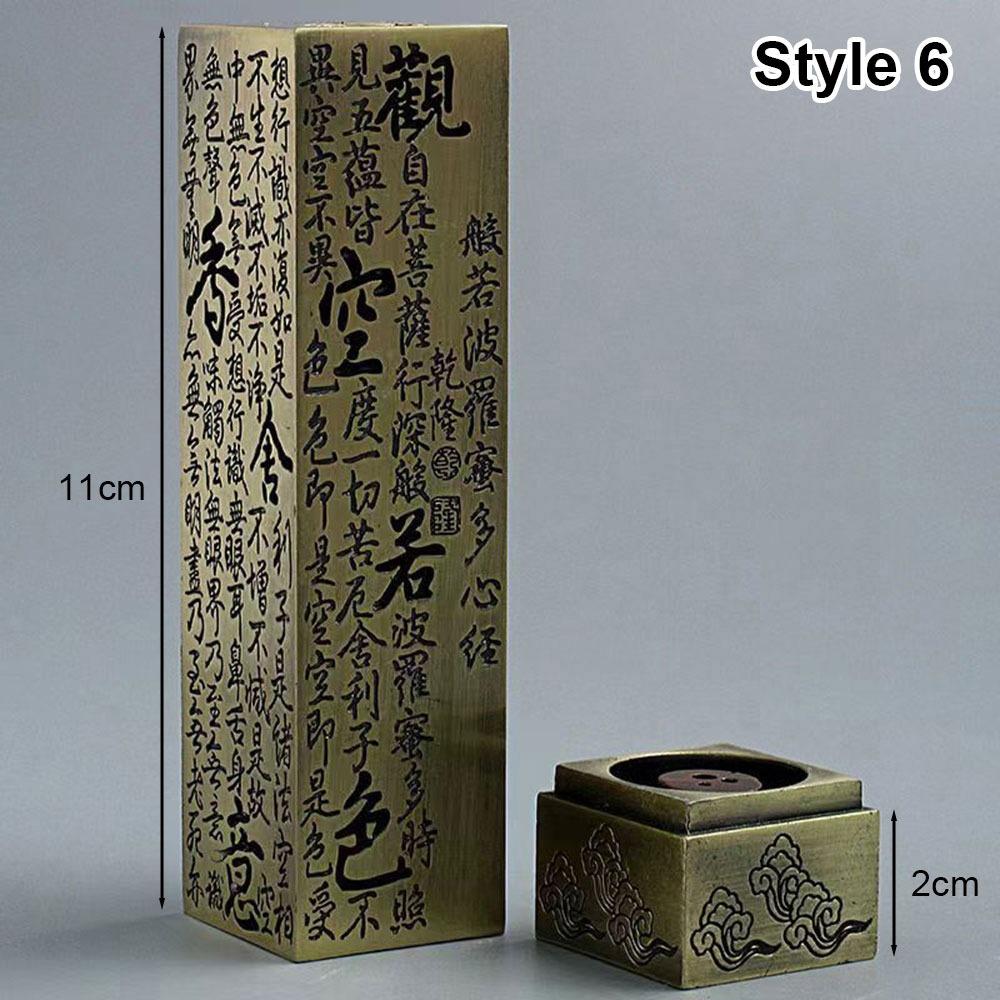 

1 шт. сандаловое дерево лотос благовония кадило сплав благовония коробка благовония палочка горелка для украшения дома и офиса Style 6