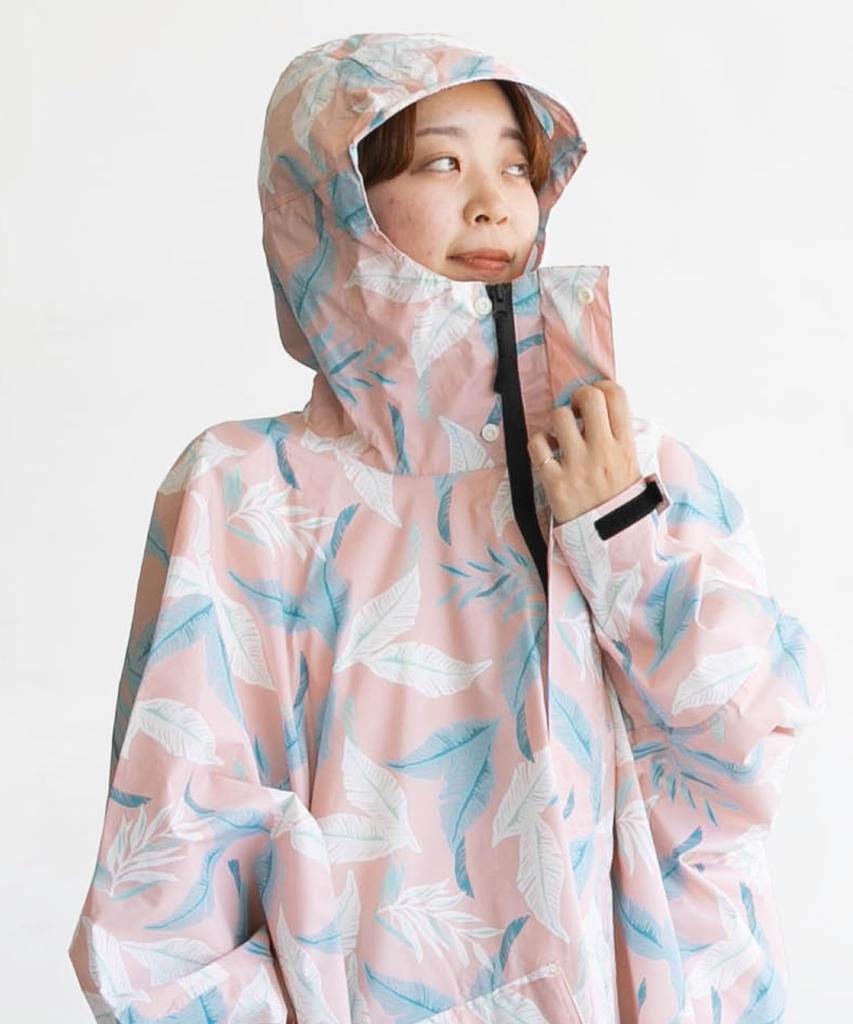 Kiu STANDARD RAIN PONCHO Rain Rain Heavy Water Storage Standard Rain Pale Polynesia Poncho, Protection, Rain, Typhoons, Raincoat, Poncho, Repellent,