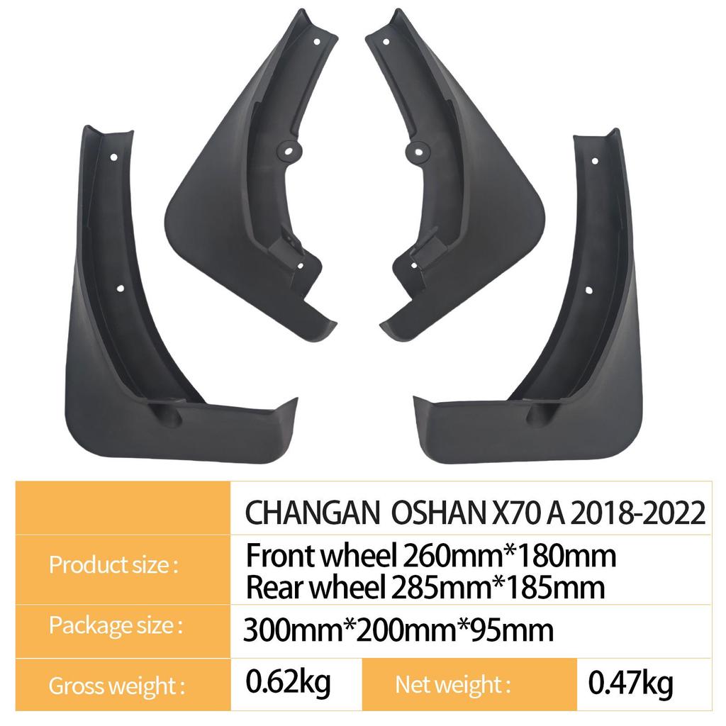 Changan Oshan X70A 2018-2022 Tire Mud Flaps