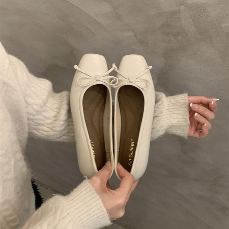 

Женские туфли-балетки Модные балетки Женские слипоны Лоферы Элегантные туфли-балетки с бантом Женская обувь Zapatos De Mujer WSH5329 35