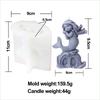 Mermaids Candle Silicone Mold Human Girl Soap Resin Plaster Mould Cake Chocolate Making Sleep Girl Statue Desktop Decor