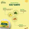 Styling Hair Cream Dandruff Protection with Lemon, Tea Tree, Almond Vatika Dabur 125 Ml
