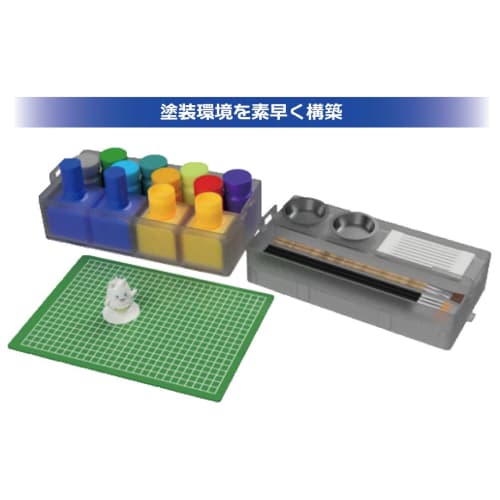 Plamo Improvement Committee plamokojo Modeling Container 054 Paint Option Hobby Tool PMKJ024CL Clear White