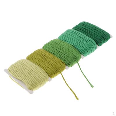 10 Meter Colorful Cotton Twisted Cord Rope Sash Craft Macrame String