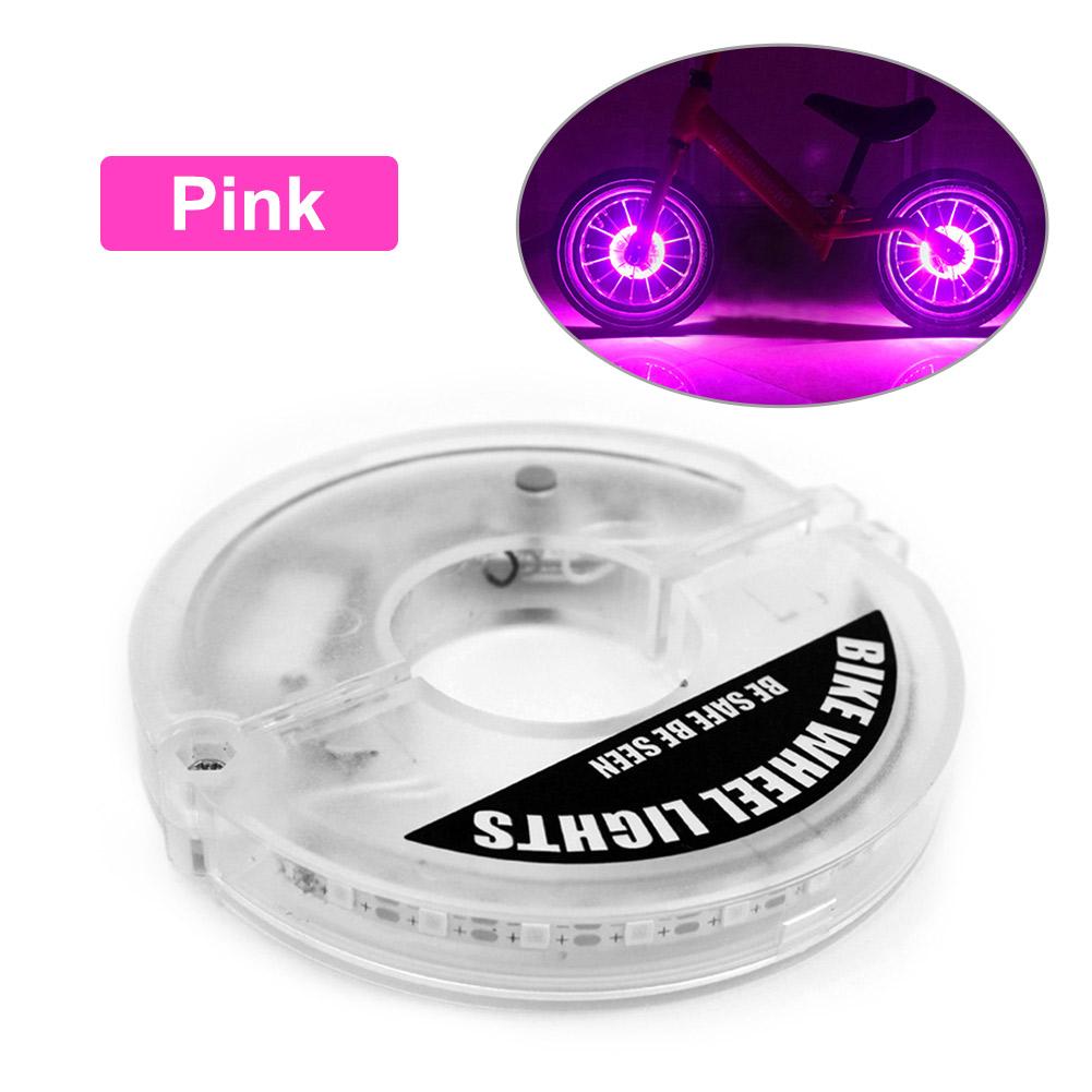 22 LED Bicycle Wheel Light Smart Vibration Sensing Flash Spoke Light USB Rechargeable Kid Balance Bike Light Car Drum Decor Lamp
