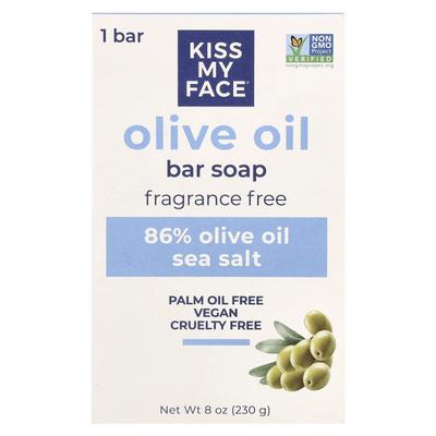 Kiss My Face, Muilas su alyvuogių aliejumi, Be kvapo, 8 oz (230 g)