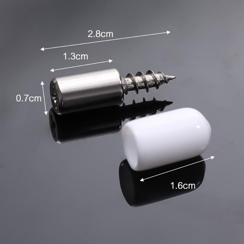 12/1Pcs Cabinet Board Screws Self-tapping Screw with Rubber Sleeve Laminate Support Cabinet Wardrobe Hard Nonslip Partition Nail