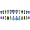 Press On Nail,Fake Nail Stick Glues On Nail False Nail Acrylic Nail Artificial False Nail for DIY Nail Art Designs