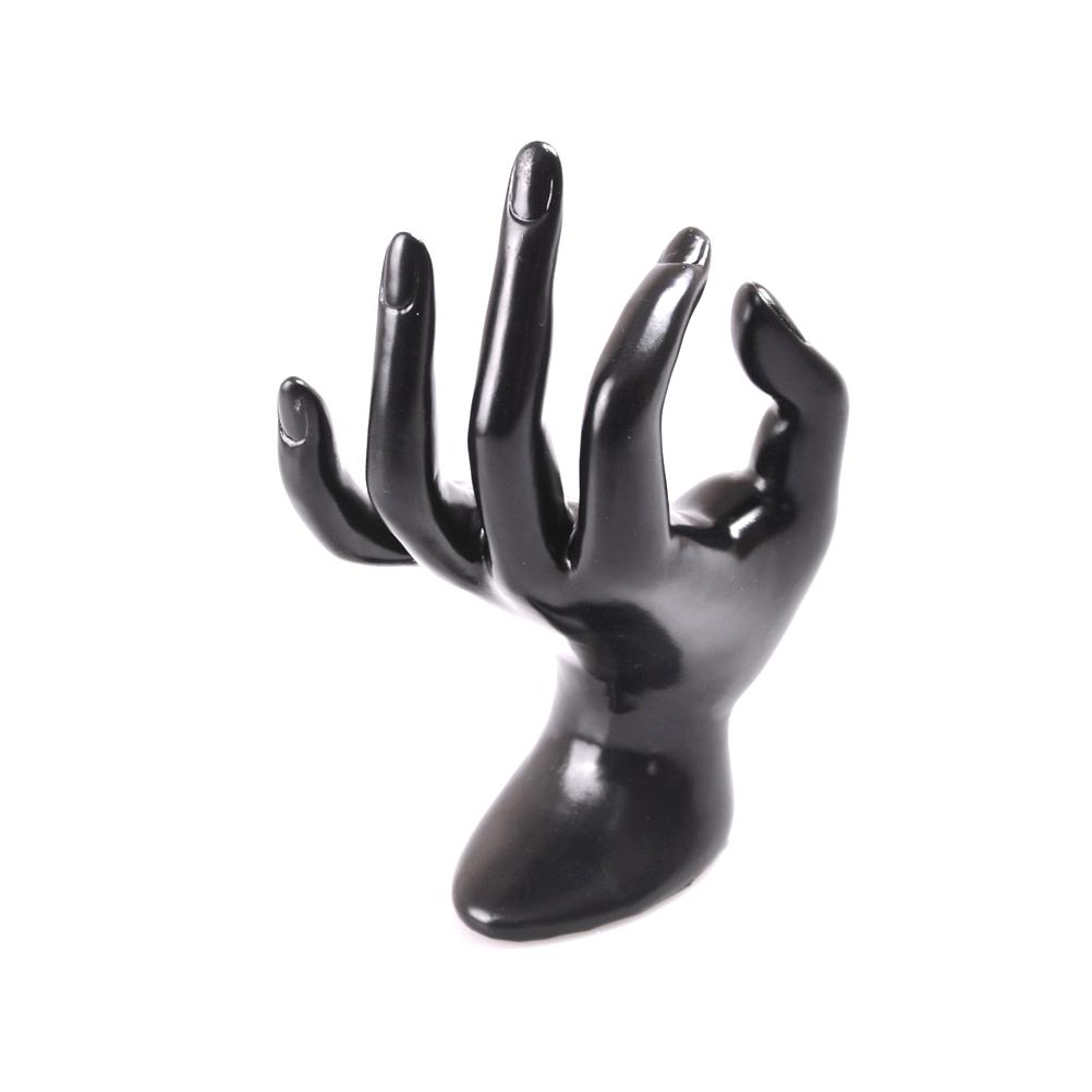 Black Mannequin OK Hand Finger Jewellery Glove Ring Bracelet Display Stand Holder Jewelry Bracelet Display Stand