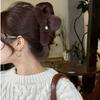 Acrylic Plush Love Grab Clip Autumn and Winter Retro Daily Versatile Back Head Shark Clip Hair Accessories Woman