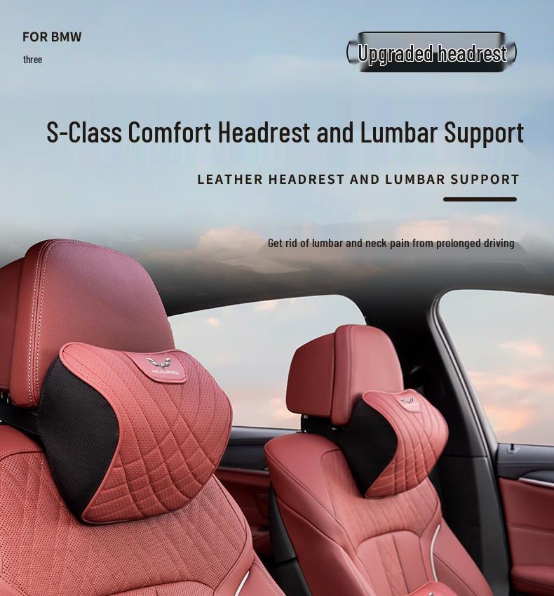 Headrest and Lumbar Support Pillow for Wuling Cars: Xingguang, Xingchi, Xingchen, Xingyun, Kaijie, Jiachen.