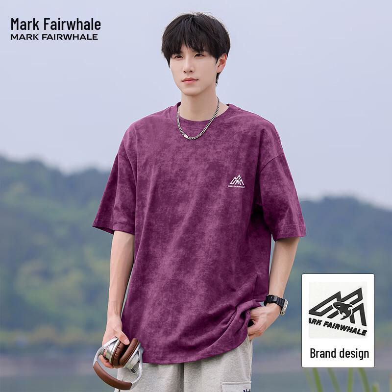 Mark Fairwhale Men s American Street Style Tie-Dye Cotton Tee M