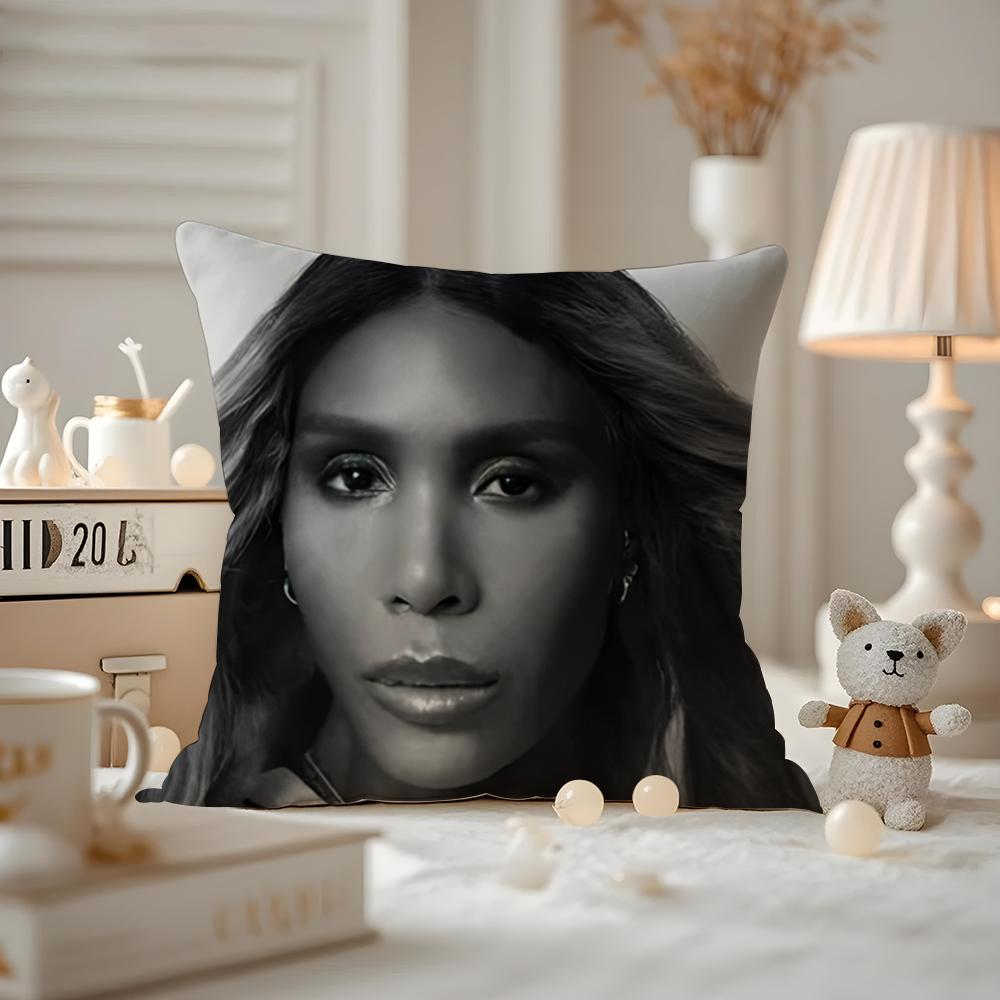 Honey Dijon Cushion Cover Anti-dustmite Pillowcase Invisible Zipper Silky Short Plush Sofa Cushion Cover