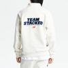 New Balance Half Club New Balance New Balance Common Team Stacked Brushed Half Zip Up