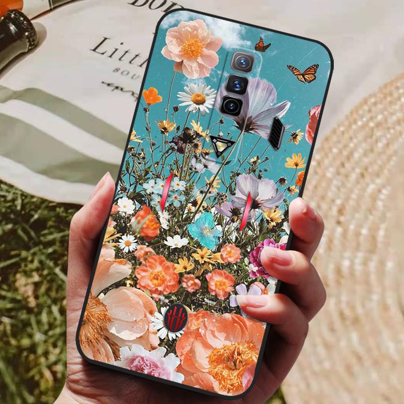 

Для ZTE Nubia Red Magic 7 Чохол Модний Силіконовий М який ТПУ Задня Кришка для Глобальної Версії Nubia REDMAGIC 7 Pro Чохол Бампер For Red Magic 7 Pro
