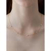 (925 Silver) Bloomet Flower Pendant Necklace Nz2478