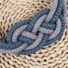 No Installation Curtain Magnet Buckle Two-color Braided Chinese Knot Curtain Strap  Home Decor