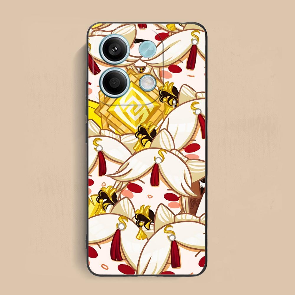 Game GI Ningguang Matte TPU Mobile Phone Case for Xiaomi Redmi Note 14 13 12 11 S Pro Plus 4G 5G Colorful Printing Cover