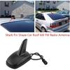 Satin Black Color Roof Shark Fin Aerial Antenna AM / FM Reception for VW Jetta Bora Golf MK4 / Polo MK4 / Passat B5 B5.5