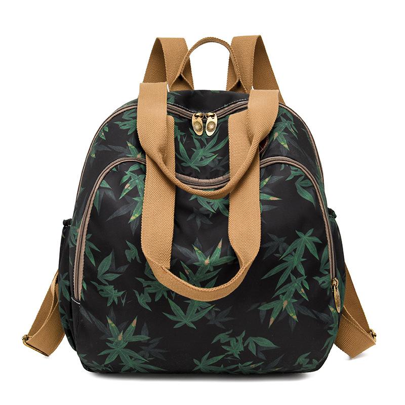 

Одноплечовий та Двоплечовий Рюкзак Універсальний Міський Шкільний Рюкзак з Принтом Великої Місткості Повсякденна Дорожня Сумка зелений