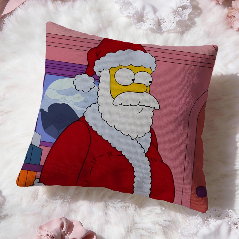 

Anime T-The SimpsonsS Cushion Cover Premium Comfort Reversible Pillow Cove -Two in One Design for Any Room & Car Interior 30cmx30cm