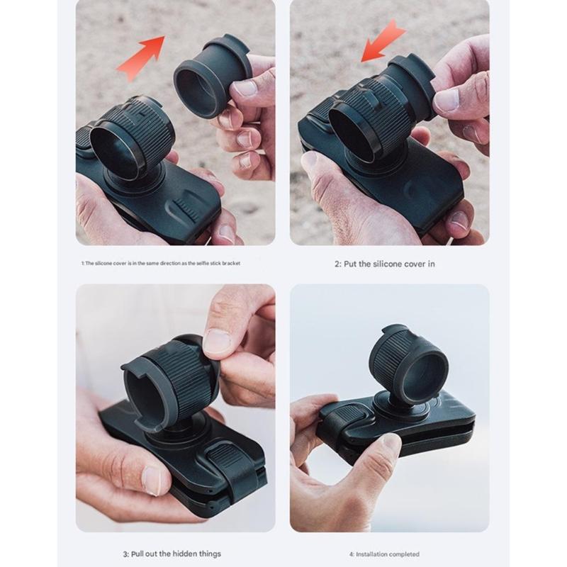 Magnetischer Schnellverschluss aus Aluminiumlegierung Rucksackclip für die meisten Action-Kameras IPX4 Wasserdichtes Design