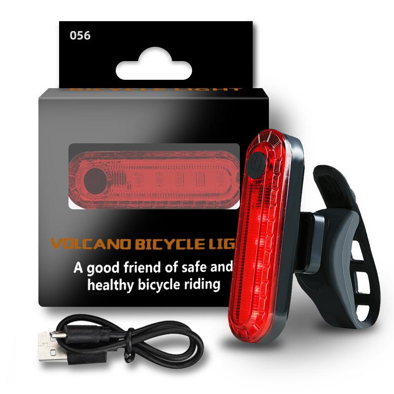 USB Rechargeable LED Rear Bike Light Waterproof Ultra Bright 4 Modes Bicycle Tail Light Safety Warning Flashlight