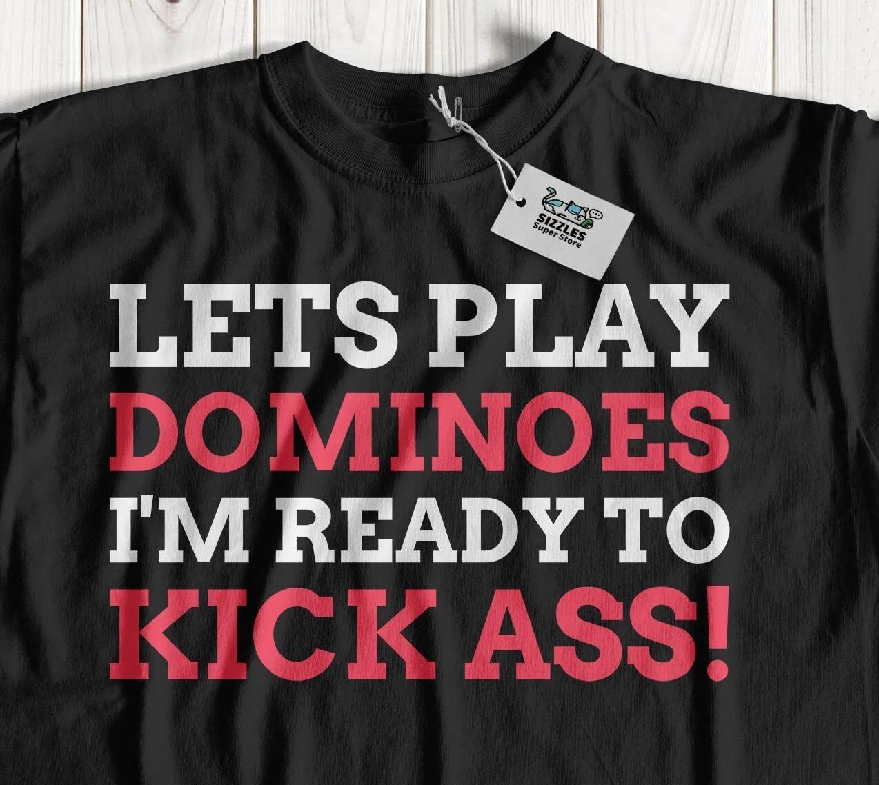 Unisex Funny Dominoes T-Shirt Bones & Board Game Domino Tees 2XL