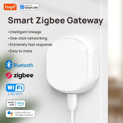 Tuya Smart Life ZigBee 3.0 Kabelový Chytrý Hub Brána APP/ Hlasové Ovládání Chytrý Domov Můstek Domácí Automatizace Funguje s Alexa Google